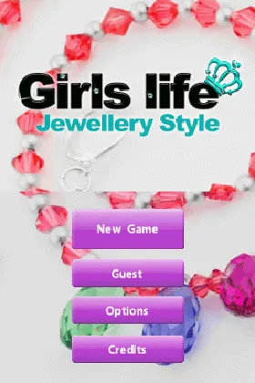 Girls Life - Jewellery Style (Europe) (En,Fr,De,Es,It,Nl) (NDSi Enhanced) screen shot title